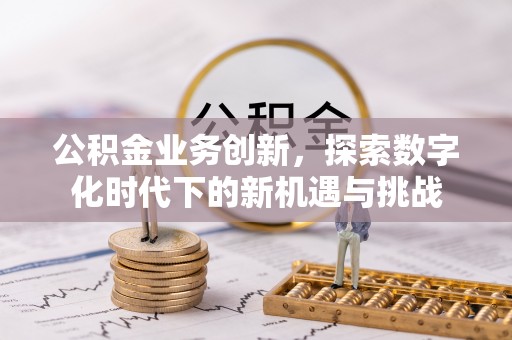 琅琊公积金业务创新，探索数字化时代下的新机遇与挑战