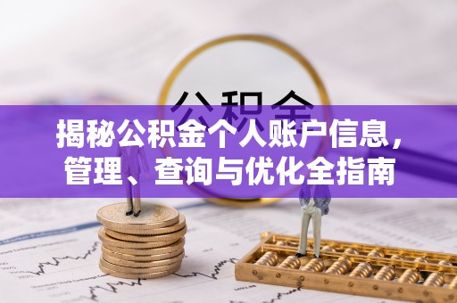 琅琊揭秘公积金个人账户信息，管理、查询与优化全指南