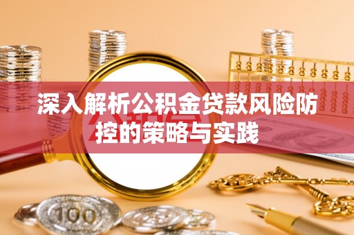 琅琊深入解析公积金贷款风险防控的策略与实践
