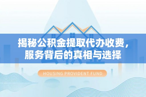 琅琊揭秘公积金提取代办收费，服务背后的真相与选择