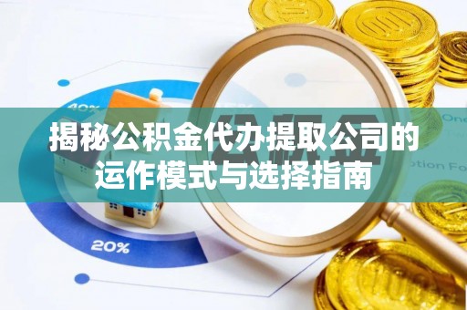 琅琊揭秘公积金代办提取公司的运作模式与选择指南