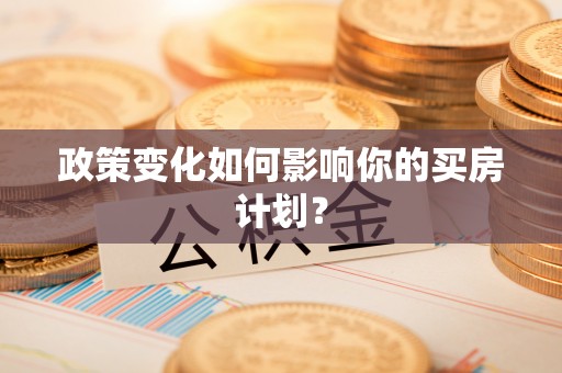 琅琊政策变化如何影响你的买房计划？