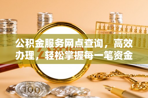 琅琊公积金服务网点查询，高效办理，轻松掌握每一笔资金动态