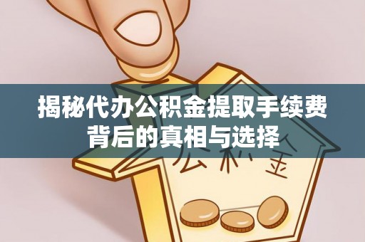 琅琊揭秘代办公积金提取手续费背后的真相与选择