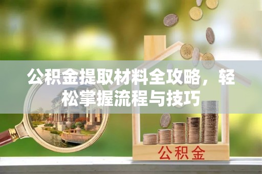 琅琊公积金提取材料全攻略，轻松掌握流程与技巧