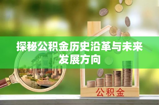 琅琊探秘公积金历史沿革与未来发展方向