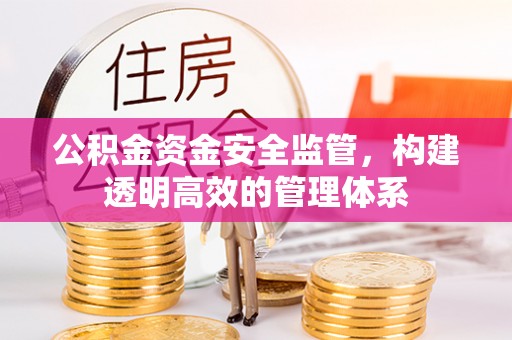 琅琊公积金资金安全监管，构建透明高效的管理体系