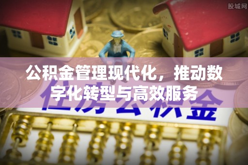 琅琊公积金管理现代化，推动数字化转型与高效服务