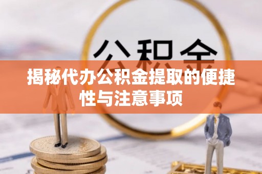 琅琊揭秘代办公积金提取的便捷性与注意事项
